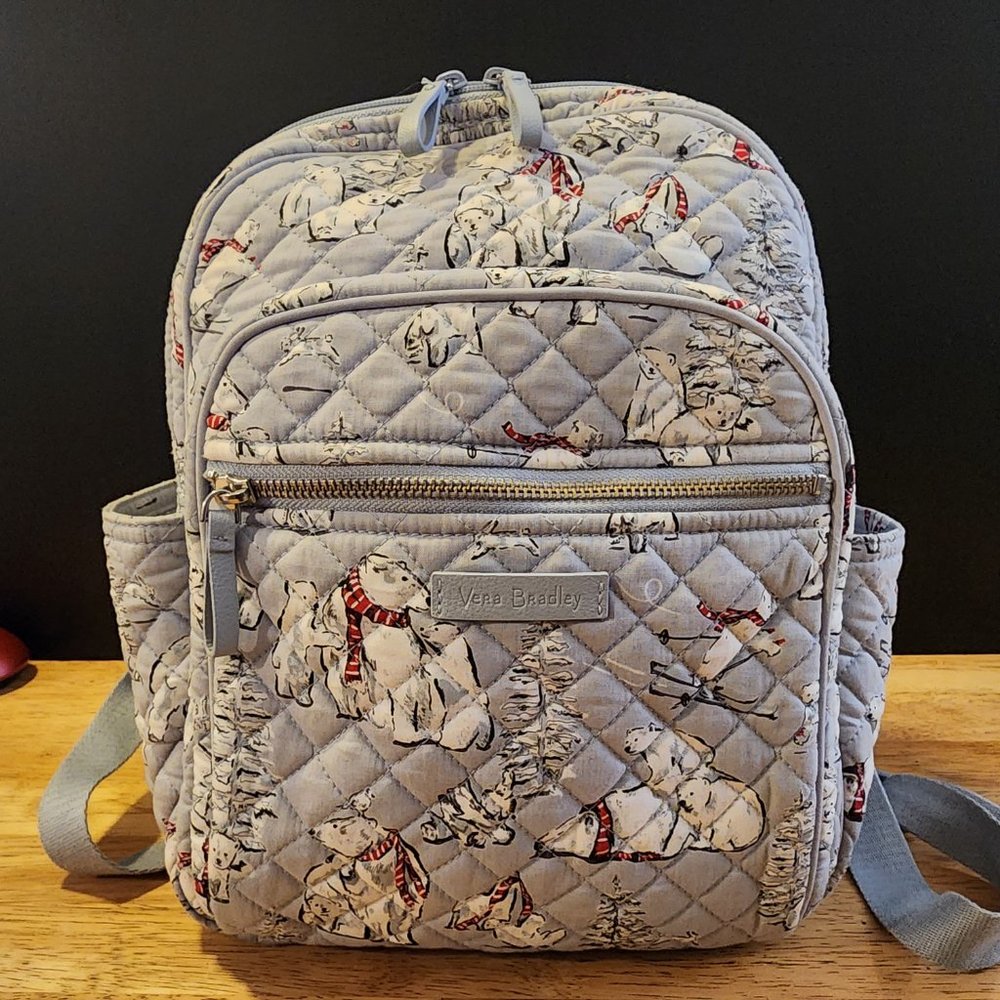 Vera Bradley Beary Merry Mini Backpack